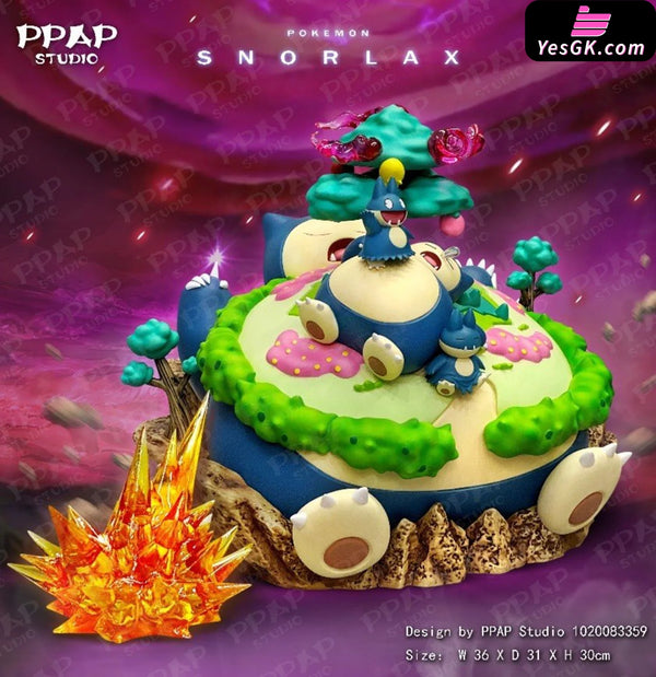 Pokemon Snorlax Evolution Group GK Statue - PPAP Studio [In-Stock] - Full Payment / Original Color (With Exeggutor)