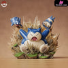 Pokémon Snorlax Evolution Group Statue - Guangzhu Studio [Pre-Order] Deposit / Glitter Color 1/20