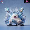 Pokémon Snorlax Evolution Group Statue - Guangzhu Studio [Pre-Order] Deposit / Snow Color 1/20 Scale