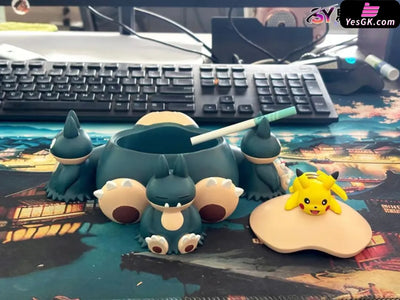 Pokémon Snorlax Family Nap Time GK Statue - SY Studio [Pre-Order] Pokémon