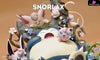 Pokémon Snorlax Family Statue - Pc House Studio [In-Stock]