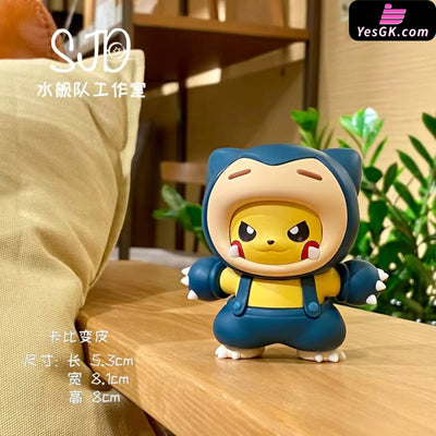 Pokémon Snorlax Pikachu Statue - Sjd Studio [Pre-Order]