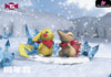 Pokémon Snow Adventure Pikachu & Cyndaquil 1/20 GK Statue - Ts Studio [In-Stock] Full Payment / Pikachu Pokémon