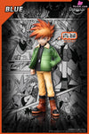Pokémon Special Arc Blue Oak & Scizor 1/20 GK Statue - RED ART Studio [Pre-Order] Deposit / Comic Original Color Blue