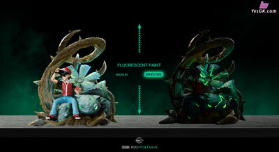 Pokémon Special Throne Series Green and Red GK Statue - Boom Studio [Pre-Order] Pokémon