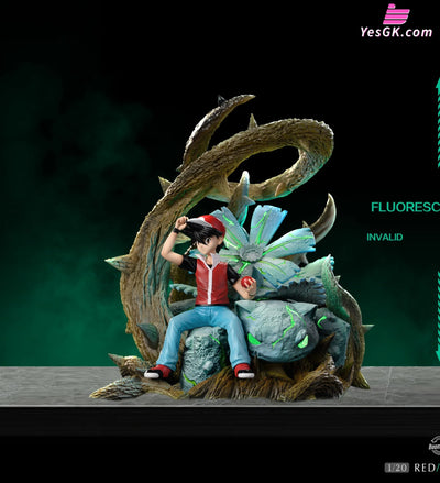 Pokémon Special Throne Series Green and Red GK Statue - Boom Studio [Pre-Order] Deposit Pokémon