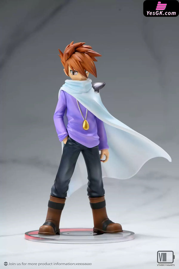 Pokémon Special Trainer Pokédex Series #3 Blue Oak GK Statue - V3fanart Studio [Pre-Order] - Pokemon