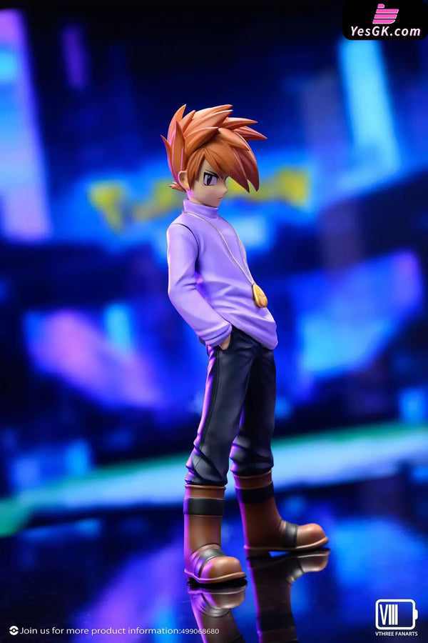 Pokémon Special Trainer Pokédex Series #3 Blue Oak GK Statue - V3fanart Studio [Pre-Order] - Pokemon