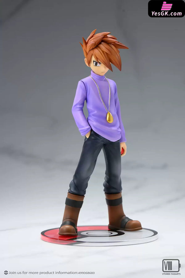 Pokémon Special Trainer Pokédex Series #3 Blue Oak GK Statue - V3fanart Studio [Pre-Order] - Pokemon