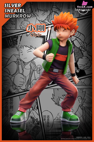 Pokémon Speical Brock & Geodude & Graveler & Kabutops GK Statue - RED ART Studio [Pre-Order] Deposit / Brock Pokémon