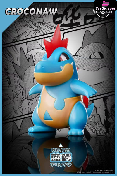 Pokémon Speical Silver & Murkrow & Sneasel & Croconaw GK Statue - RED ART Studio [Pre-Order] Deposit / Croconaw Pokémon