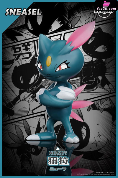 Pokémon Speical Silver & Murkrow & Sneasel & Croconaw GK Statue - RED ART Studio [Pre-Order] Deposit / Illustration of