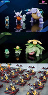 Pokémon Squirtle Evolution + Bulbasaur Evolution + Charmander Evolution Group Statue - Infinite