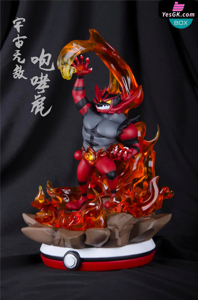 Pokemon - Starter Incineroar Resin Statue Box Studio [In Stock]