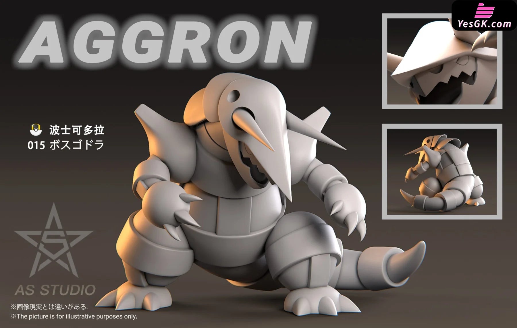Pokémon Steven Stone Aggron GK Statue - Asterism Studio – YesGK