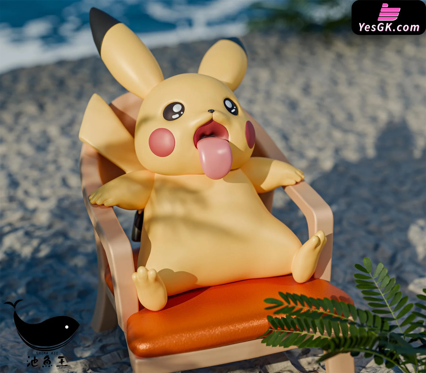 Pokemon Summer Pikachu Resin Statue - Shima Aji Studio [Pre-Order] Pokémon