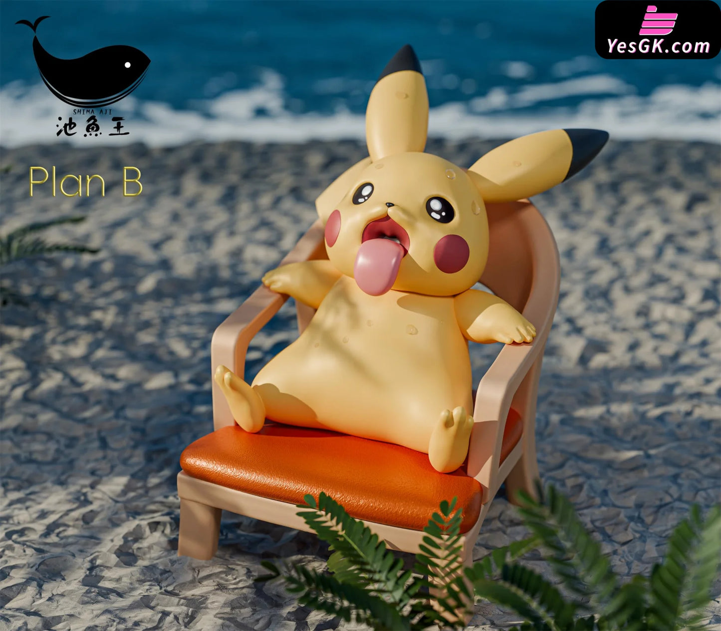 Pokemon Summer Pikachu Resin Statue - Shima Aji Studio [Pre-Order] Pokémon