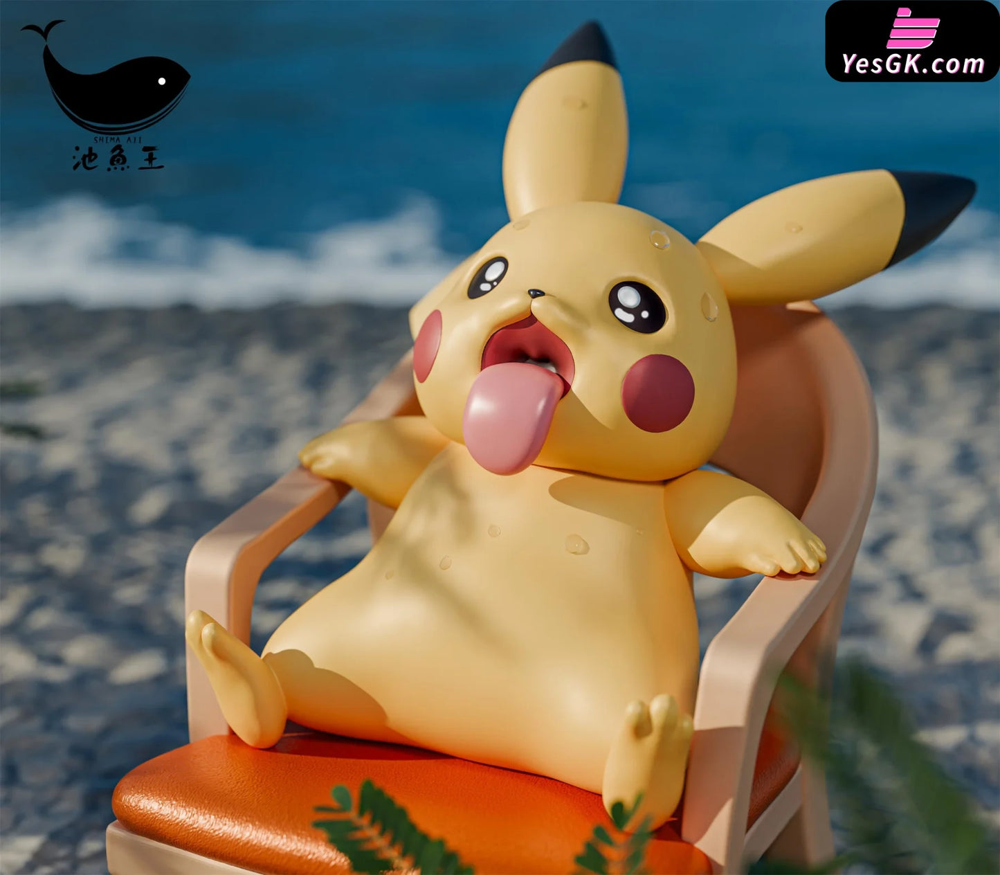 Pokemon Summer Pikachu Resin Statue - Shima Aji Studio [Pre-Order] Pokémon