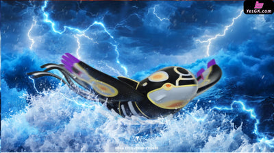 Pokémon Super-ancient Pokémon Mega Rayquaza & Primal Reversion Groudon & Primal Reversion Kyogre GK Statue - Wonder