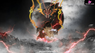 Pokémon Super-ancient Pokémon Mega Rayquaza & Primal Reversion Groudon & Primal Reversion Kyogre GK Statue - Wonder