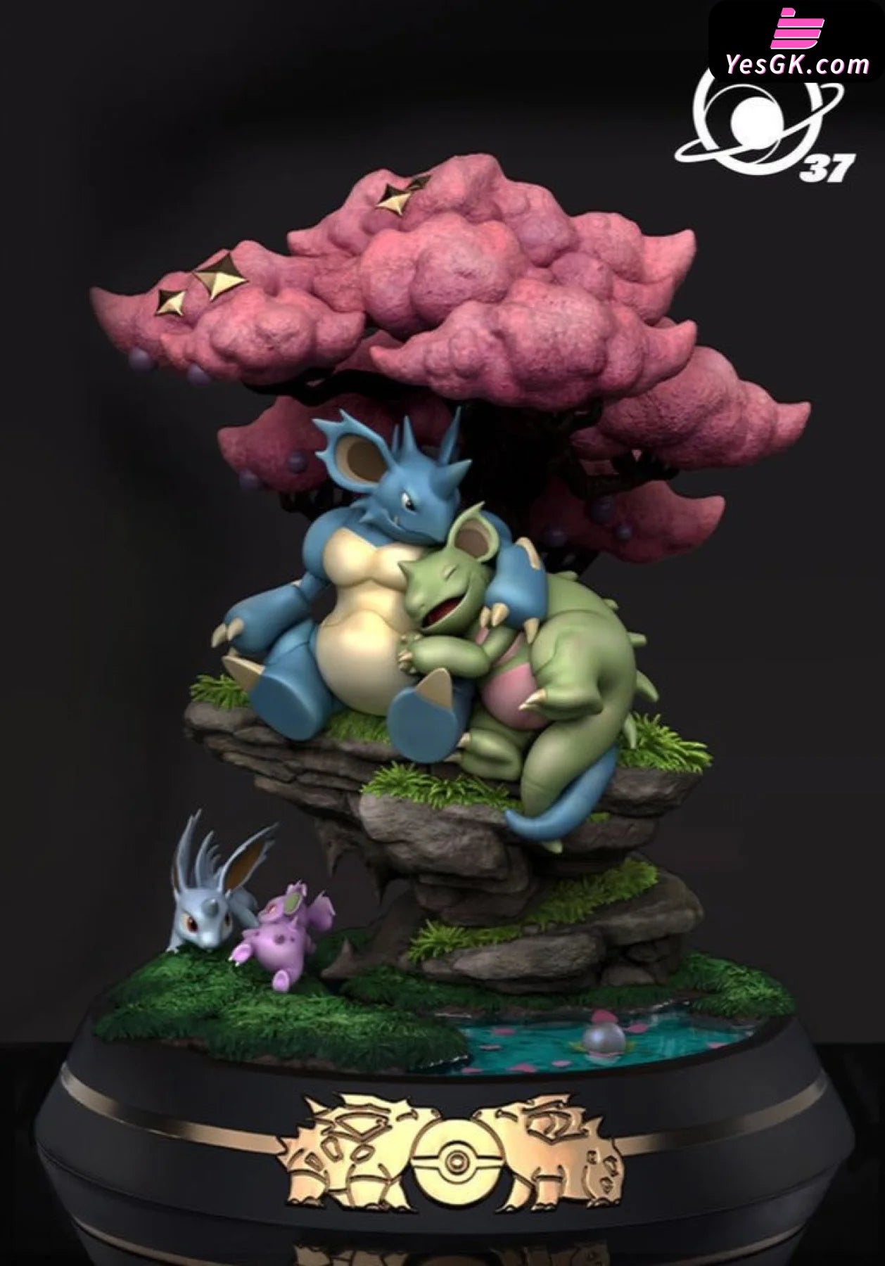 Pokemon - Sweet Nido Family Resin Statue 37Lab Studio [In Stock]