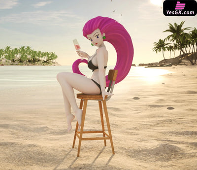 Pokemon Swimsuit #3 Team Rocket Beach Jessie Statue - Ts Studio [Pre-Order] Deposit / 1/20 Scale