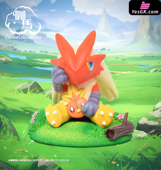 Pokémon Take A Nap Series #1 Blaziken Resin Statue - Come On Studio [Pre-Order] Deposit