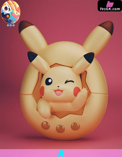 Pokémon TAMAGOTCHI Tamago Pikachu Gengar Psyduck Eevee GK Statue - TAMAGO Studio [Pre-Order] Deposit / A Pikachu Pokémon