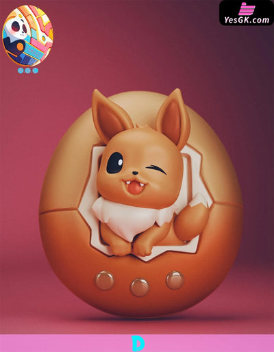 Pokémon TAMAGOTCHI Tamago Pikachu Gengar Psyduck Eevee GK Statue - TAMAGO Studio [Pre-Order] Deposit / D Eevee Pokémon