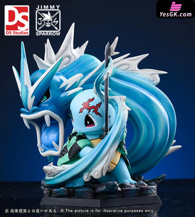 Pokemon - Tanjiro Kamado Cosplay Squirtle Resin Statue Ds Studio [In Stock]