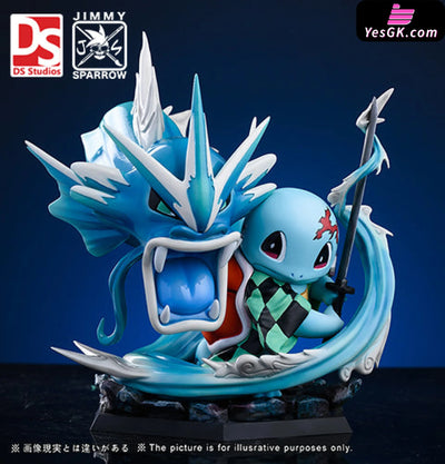 Pokemon - Tanjiro Kamado Cosplay Squirtle Resin Statue Ds Studio [In Stock]