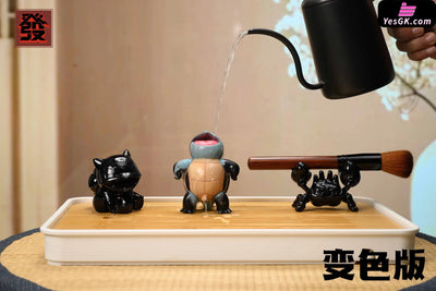 Pokémon Tea Pet Three-piece Set GK Statue - Fa Studio [Pre-Order] Deposit / Color changing version Pokémon