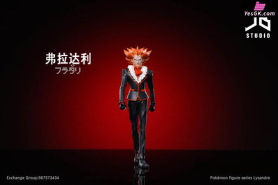 Pokemon Team Flare Boss Lysandre Statue - Jb Studio [Pre - Order] Deposit Pokémon