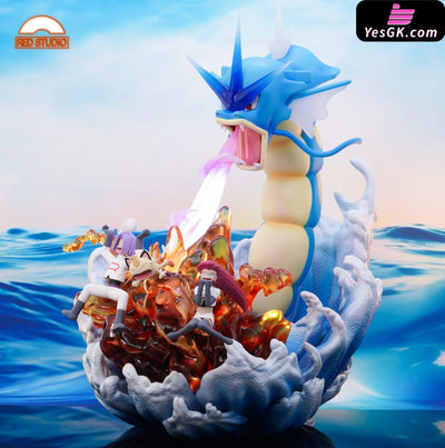 Pokemon Team Rocket Gyarados Resin Statue - Red Studo [Pre - Order] Deposit / Primary - Color