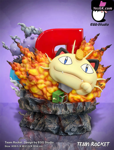 Pokémon Team Rocket Jessie And James Resin Statue - Egg Studio [In-Stock]