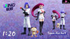 Pokémon Team Rocket Trio & Irida Statue - Uing Studio [Pre-Order] Deposit / 1/20 Scale