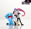 Pokémon Team Rocket With Meowth Hot Air Balloon Resin Statue - Poke House [In Stock]