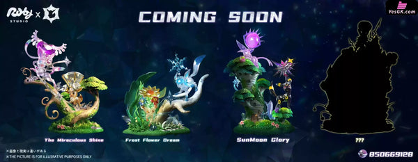 Pokémon Terastal Eevee Forest #3 Sun and Moon GK Statue - Ruby Studio [Pre-Order] - Pokemon