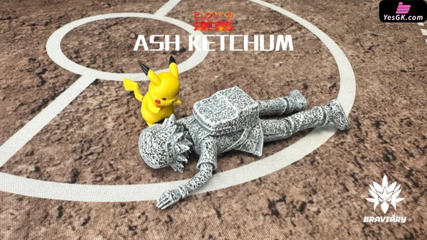 Pokémon: The First Movie Mewtwo Strikes Back petrochemical Ash Ketchum 1/20 GK Statue - Braviary Studio [In-Stock] Full