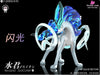 Pokémon Three Sacred Suicune & Raikou Statue - Wang Studio [Pre-Order] Deposit / Transparent Color