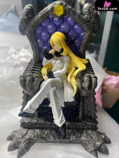 Pokemon Throne Cynthia & Garchomp GK Statue - Han Han Studio [In-Stock] Full Payment / White Cynthia Pokémon