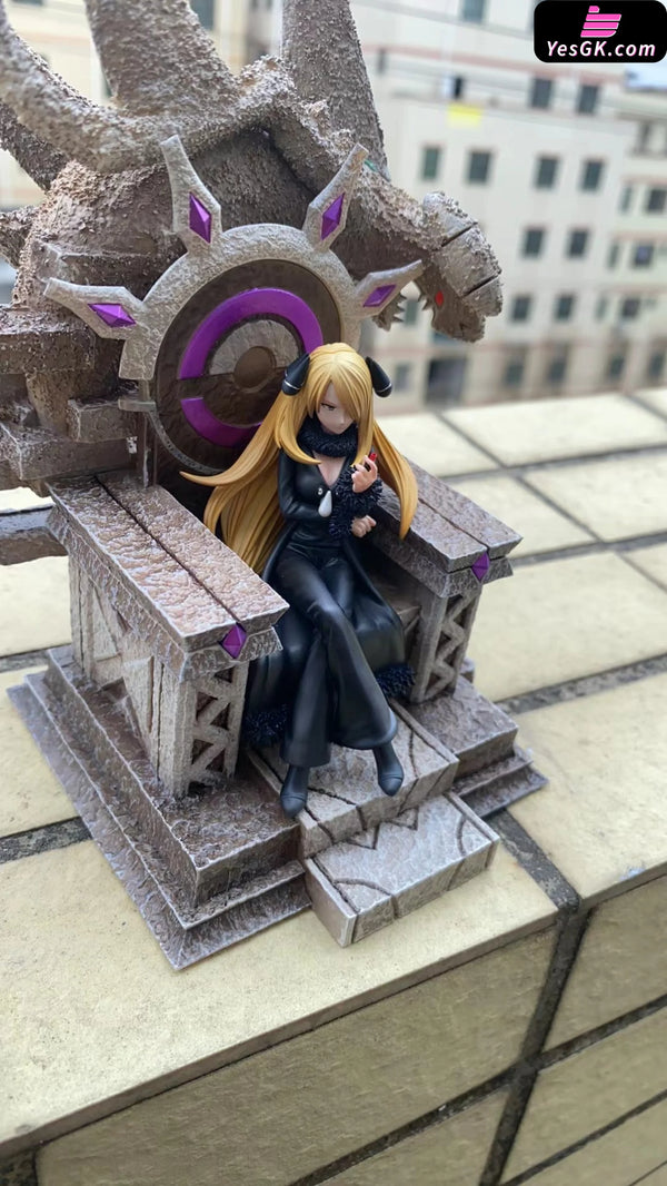 Pokémon Throne Series #3 Cynthia Gk Statue - Boom Studio [Pre-Order]