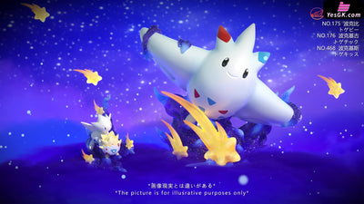 Pokémon Togepi Evolution Set GK Statue - ZaoWu Museum Studio [Pre-Order] Deposit / Primary Color / Togepi Evolution Set
