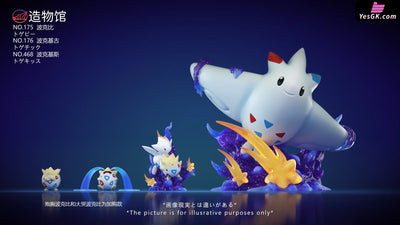 Pokémon Togepi Evolution Set GK Statue - ZaoWu Museum Studio [Pre-Order] Deposit / Primary Color / Togepi Evolution Set