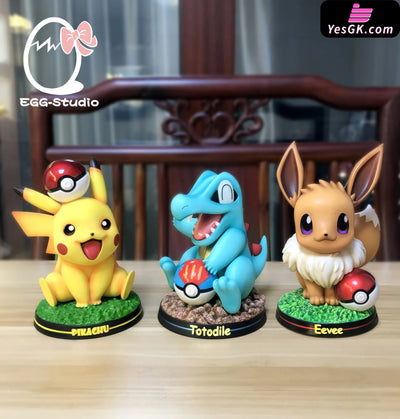 Pokemon - Totodile Resin Statue Egg Studio [In Stock]