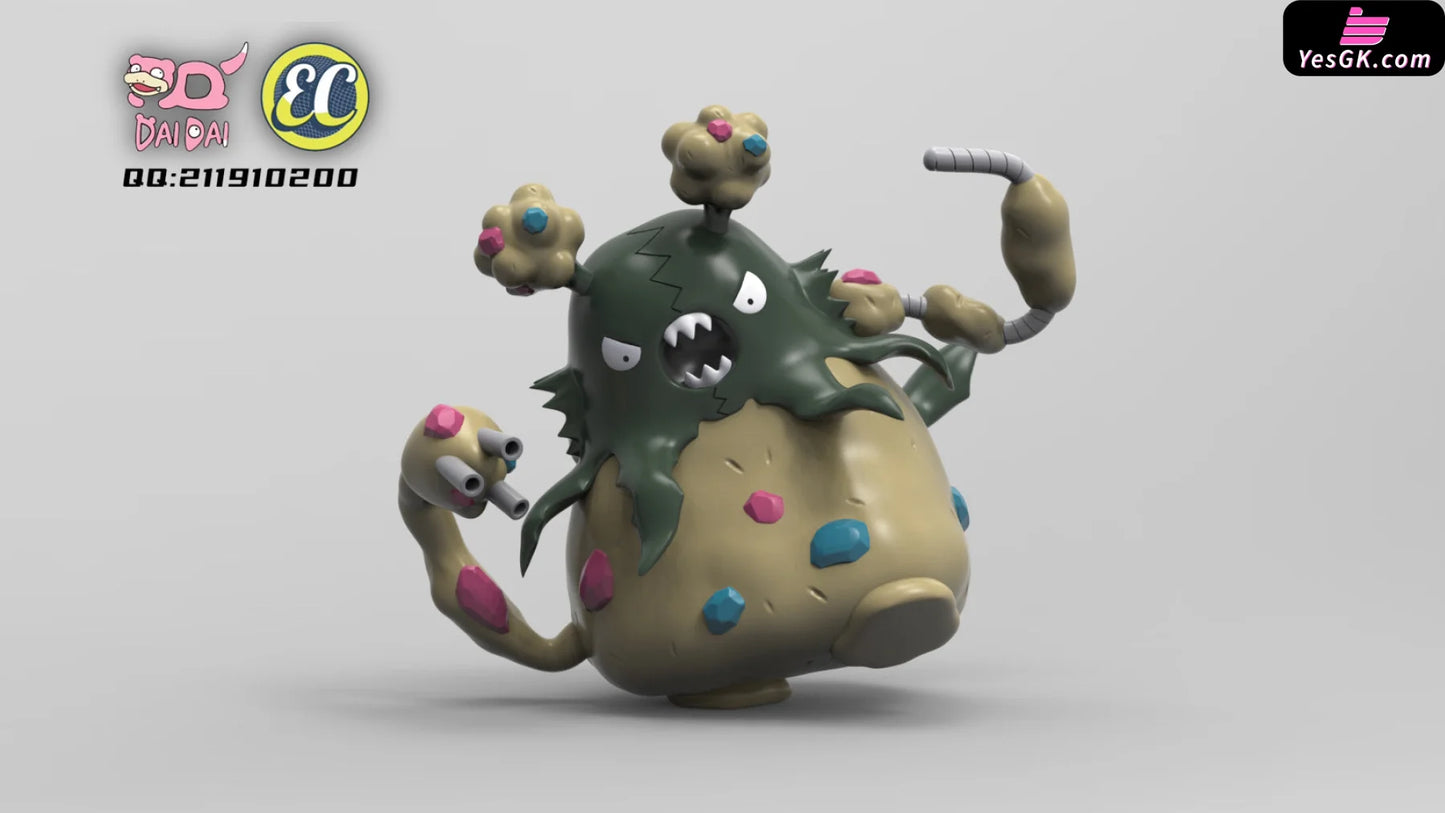 Pokémon Trubbish Garbodor Statue - Ec Studio [Pre-Order] Deposit / 1/20 Scale