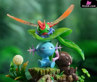 Pokémon Twin Series #3 Wooper & Yanma GK Statue - KiPi Studio [Pre-Order] Deposit Pokémon