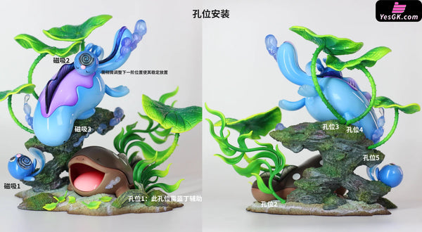 Pokémon Twin Series Vol. 4 Swampert Duo GK Statue - KiPi Studio [In-Stock] Pokémon