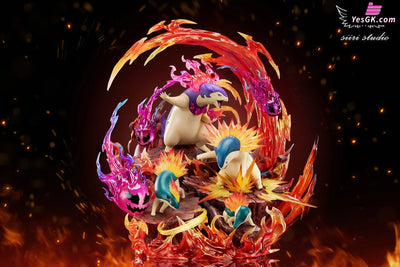Pokémon Typhlosion Evolution Group GK Statue Siiri Studio [Pre Order] Pokémon