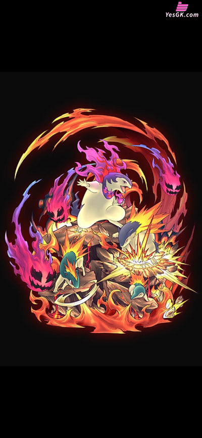 Pokémon Typhlosion Evolution Group GK Statue Siiri Studio [Pre Order] Pokémon